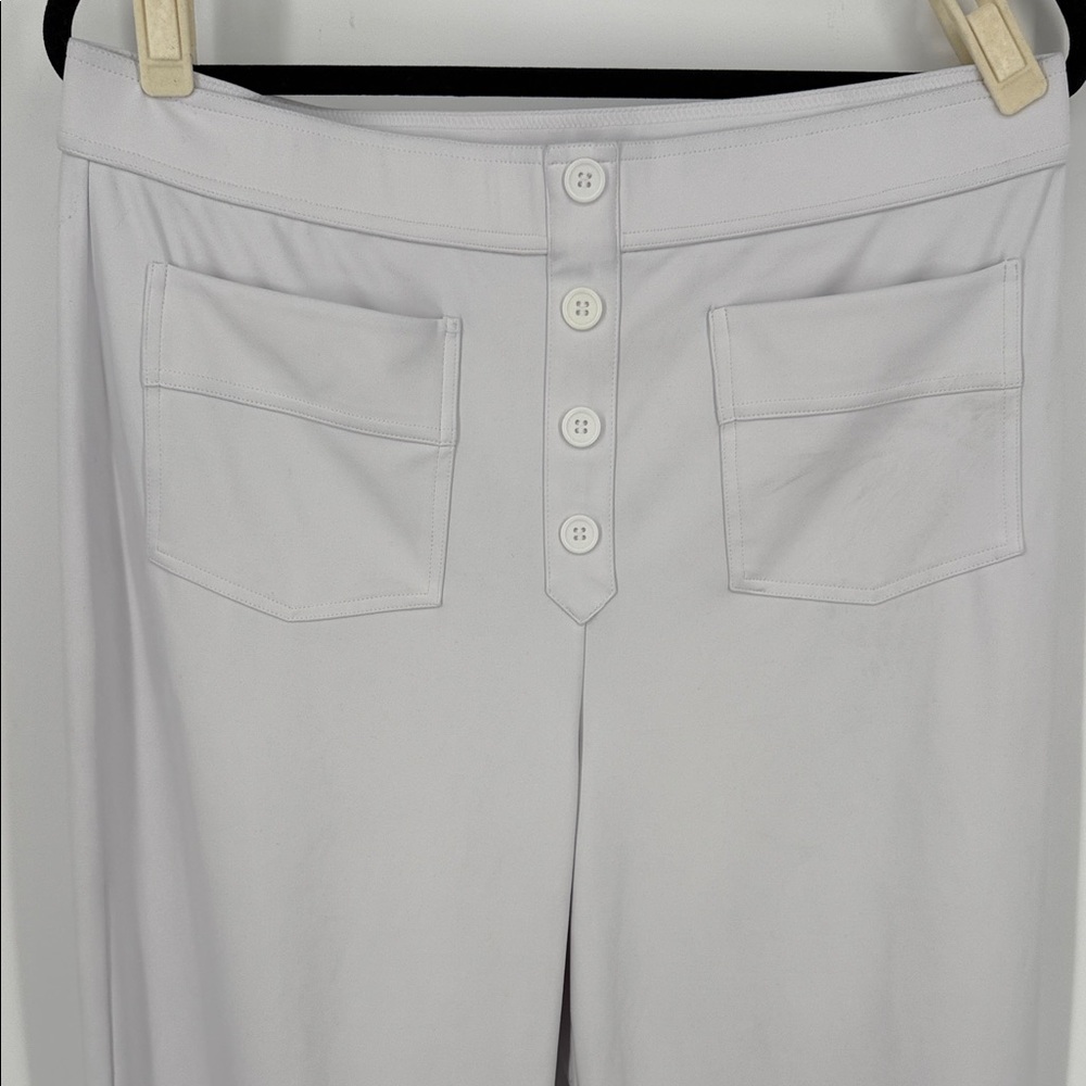 NWT Halara DayStretch High Waisted Pockets Straight Leg Casual  Pants size xl - Picture 3 of 6